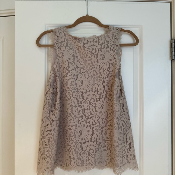 Joie lace tank top, beige, size L. Excellent condition! - Picture 3 of 3